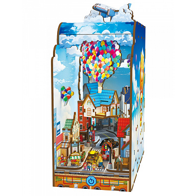 2Kids Toys Zarážka na knihy Miniatura domečku Domek mezi oblaky