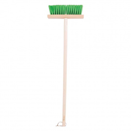 Bigjigs Toys Zahradní metlička s dlouhou násadou zelená