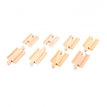 Bigjigs Rail Spojky koľají 7 cm 8 ks