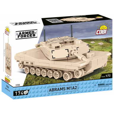 COBI 3106 Americký tank ABRAMS M1A2