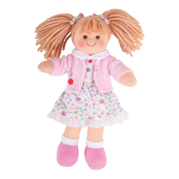 Bigjigs Toys – Látková bábika Poppy 28 cm