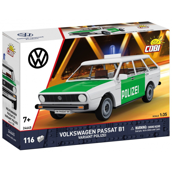 COBI 24645 Volkswagen Passat B1 Variant Polícia