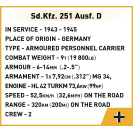 Cobi 3049 Nemecký obrnený transportér Sd.Kfz. 251 Ausf. D - Company of Heroes