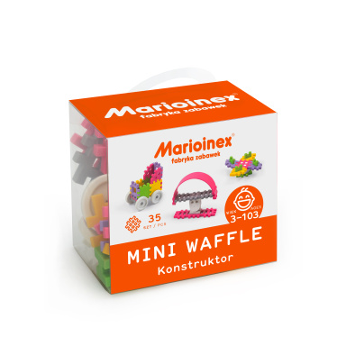 Marioinex MINI WAFLE – 35 ks Konštruktér (dievčatá)