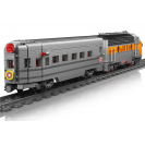 Mould King 12018 Americká dieselová lokomotíva EMD F7 s vagónom R/C