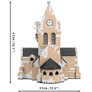COBI 2299 Francúzsky kostol Sainte-Mère-Église D-DAY