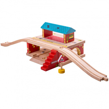 Bigjigs Rail Železničná stanica nad cestou