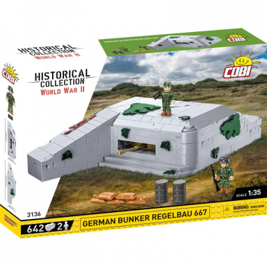 COBI 3136 Nemecký bunkr Regelbau 667