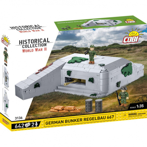 COBI 3136 Nemecký bunkr Regelbau 667