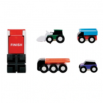 Qbi 228 Fun Vehicle Challenge – rozširujúci balíček kreatívnej magnetickej stavebnice