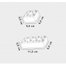 Marioinex BLOKY "CIHLY JUNIOR" 110 ks