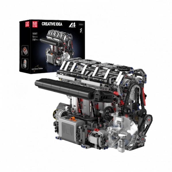 Mould King 10087 Benzínový 4-valcový motor L4 Mould King 10087 Benzínový 4-valcový motor L4