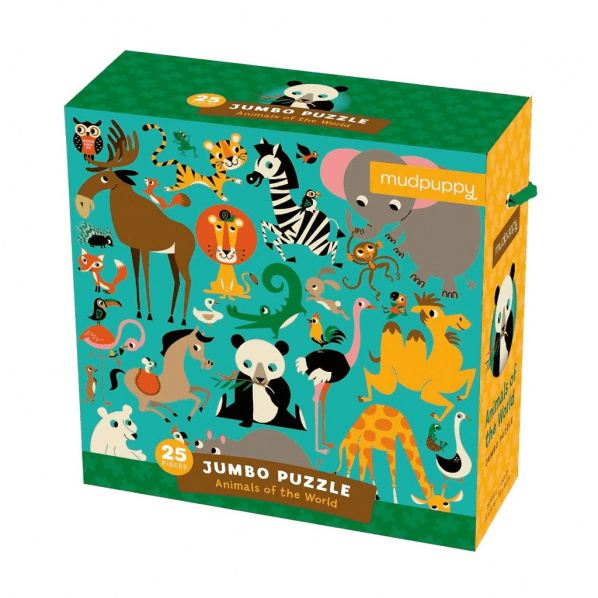 Mudpuppy Jumbo puzzle Zvířátka z celého světa 25 dílků Mudpuppy Jumbo puzzle Zvířátka z celého světa 25 dílků