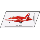 Cobi 5844 Lietadlo BAe Hawk T1 Red Arrows