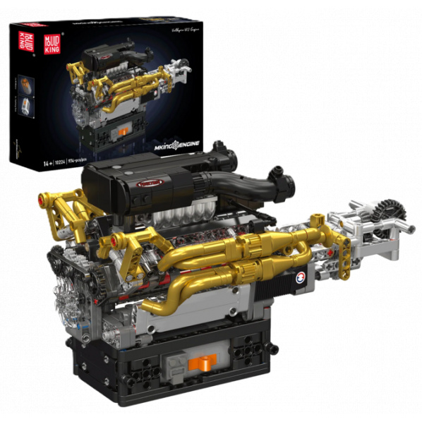 Mould King 10224 Automobilový motor Valkyrie V12