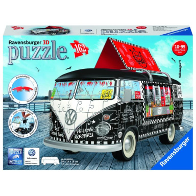 Ravensburger VW Autobus pojazdné občerstvenie, 3D, 162 dielikov