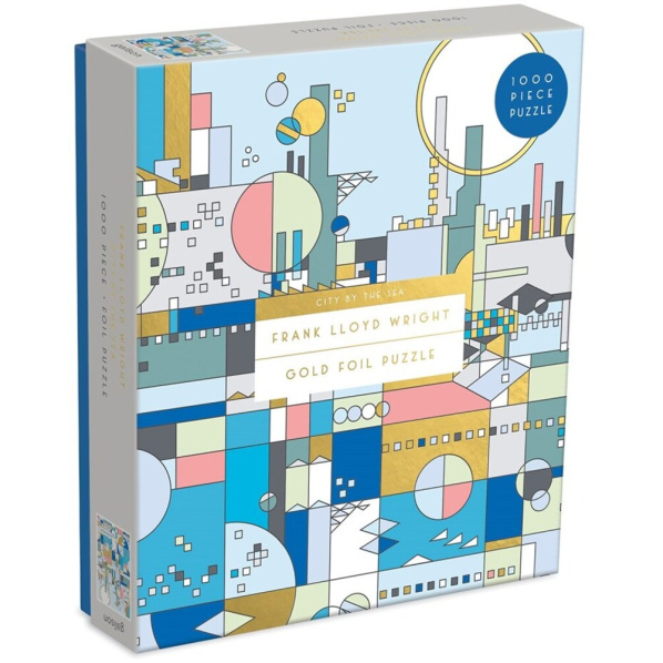 Galison Puzzle Město u moře 1000 dílků