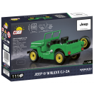 COBI 24517 Americký terénny automobil Jeep Willys CJ-2A