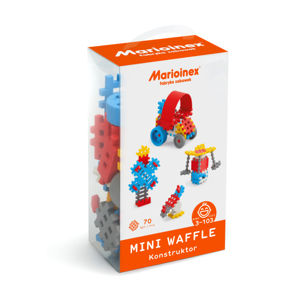 Marioinex MINI WAFLE – 70 ks Konštruktér (chlapci)