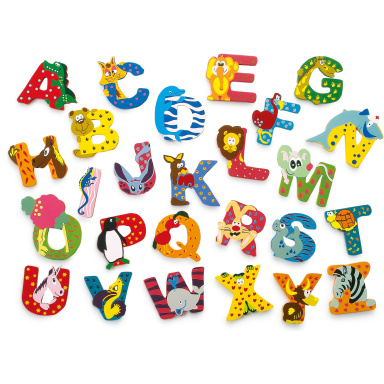 Dřevěná abecedy 1ks - písmenko M