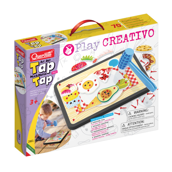 Quercetti 02861 Play Creativo Tap Tap - Food Quercetti 02861 Play Creativo Tap Tap - Food
