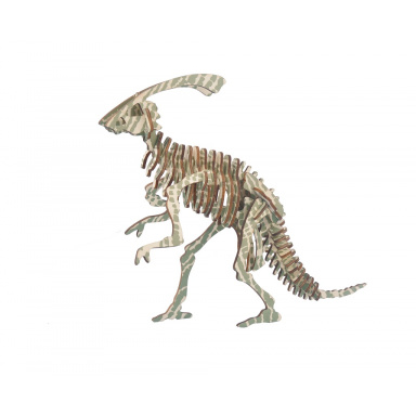 Woodcraft Dřevěné 3D puzzle Parasaurolophus - 37 dílků
