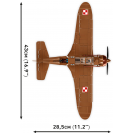 COBI 5751 Poľské bombardovacie lietadlo PZL.23 Karas