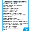 COBI 5726 Lockheed P-38H Lightning