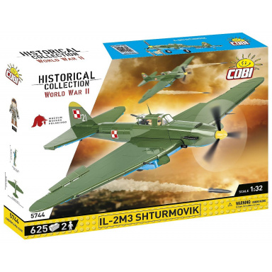 Cobi 5744 Sovietske bojové lietadlo Iľjušin Il-2M3 „Šturmovik“