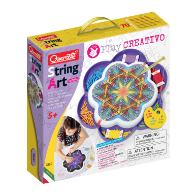 Quercetti 02850 Play Creativo - String Art Mandala