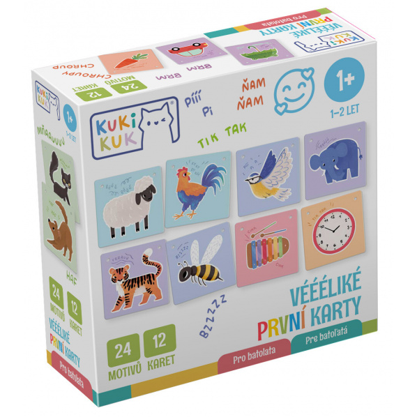 Betexa KukiKuk - Vééliké prvé karty Pre batoľatá
