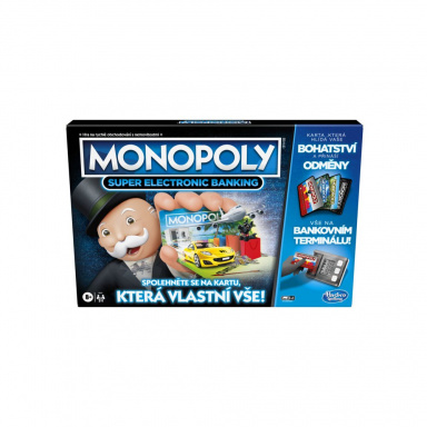 Hasbro Monopoly Super elektronické bankovníctvo CZ verzia