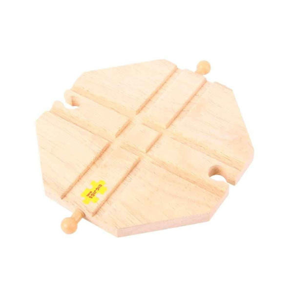 Bigjigs Rail Kríženie drevenej vláčikodráhy Bigjigs Rail Kríženie drevenej vláčikodráhy