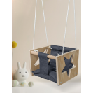 2Kids Toys Dřevěná houpačka Hvězda