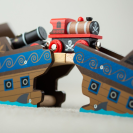 Bigjigs Rail Pirátsky vlak + 3 koľaje