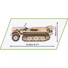Cobi 2273 Nemecké polopásové vozidlo Sd.Kfz. 10 Demag D7