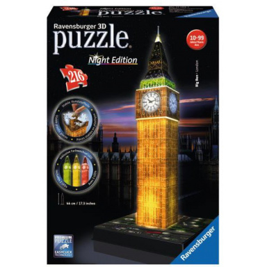 Ravensburger Big Ben 3D Nočná edícia 216 dielikov