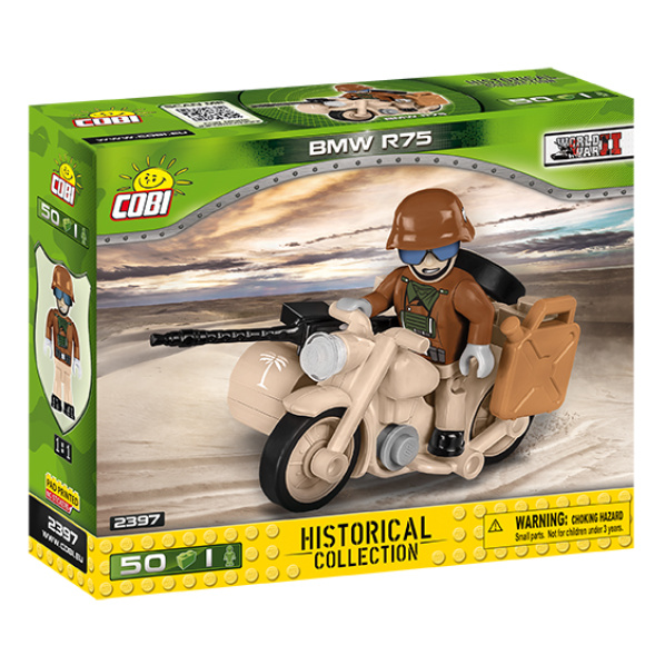 Cobi 2397 Nemecký motocykel BMW R75 so sajdkárou