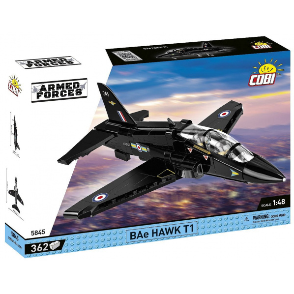 COBI 5845 Britské ľahké stíhacie lietadlo BAe HAWK T1 COBI 5845 Britské ľahké stíhacie lietadlo BAe HAWK T1
