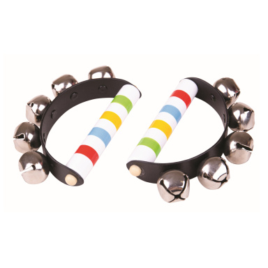 Bigjigs Toys Rolničky do ruky pruhované 1 ks