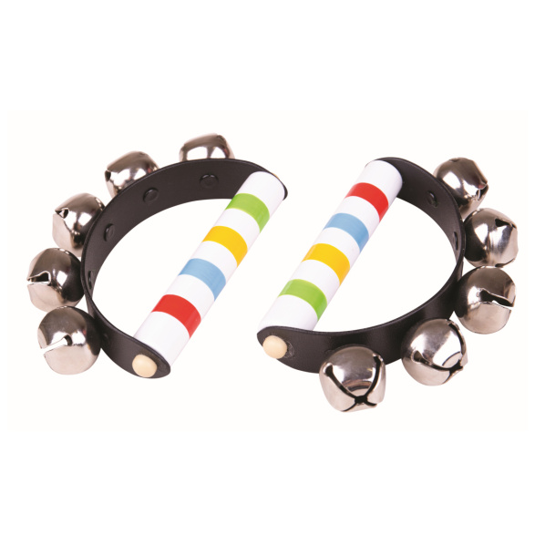Bigjigs Toys Rolničky do ruky pruhované 1 ks Bigjigs Toys Rolničky do ruky pruhované 1 ks