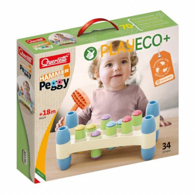 Quercetti 84120 Hammer Peggy PLAY ECO+