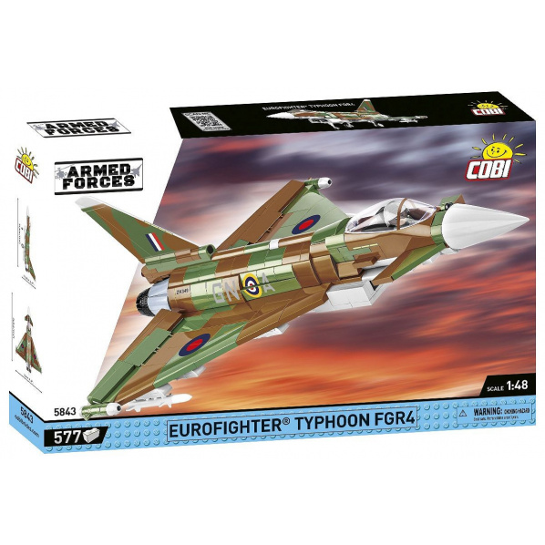 Cobi 5843 viacúčelové lietadlo Eurofighter Typhoon FGR4 Cobi 5843 viacúčelové lietadlo Eurofighter Typhoon FGR4