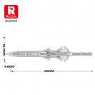 Reobrix 99015 Kráľovský meč Claymore