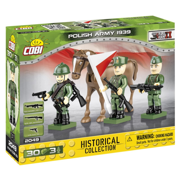 COBI 2049 3 figúrky vojakov Poľská armáda COBI 2049 3 figúrky vojakov Poľská armáda