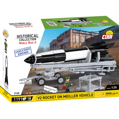 COBI 3120 Nemecká balistická raketa V2 na podvozku Meiller EXECUTIVE EDITION
