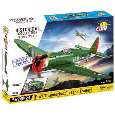 Cobi 5736 Stíhacie lietadlo P-47 Thunderbolt - Executive Edition WW II