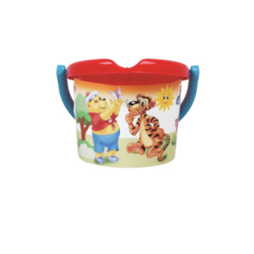 Androni Kyblík medvídek a tygřík - průměr 13 cm - červená