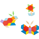 Small Foot Tangram v kovové krabičce