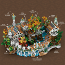 Reobrix 55015 Duskvale Sanctum – fantasy stavebnica